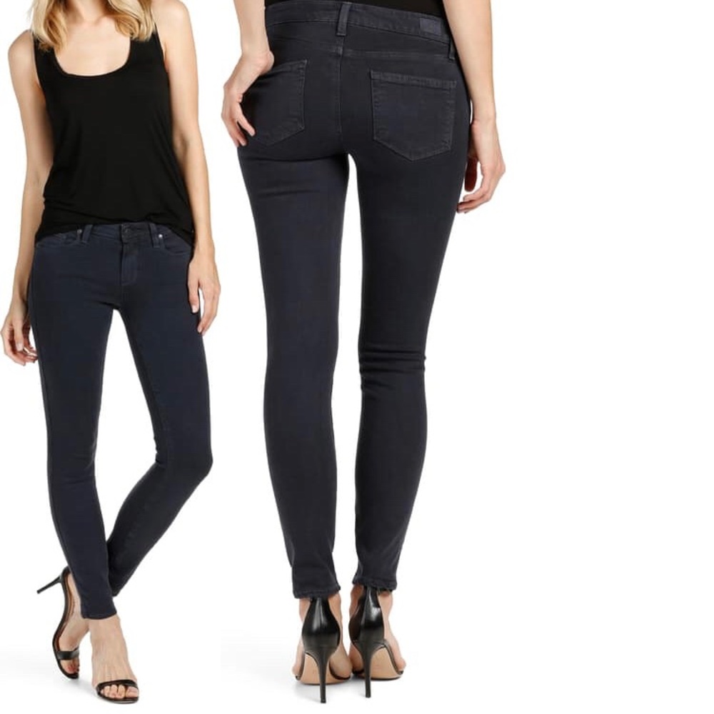 Paige Verdugo Ankle Jean in navy eclipse